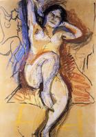 Matisse, Henri Emile Benoit - seated nude